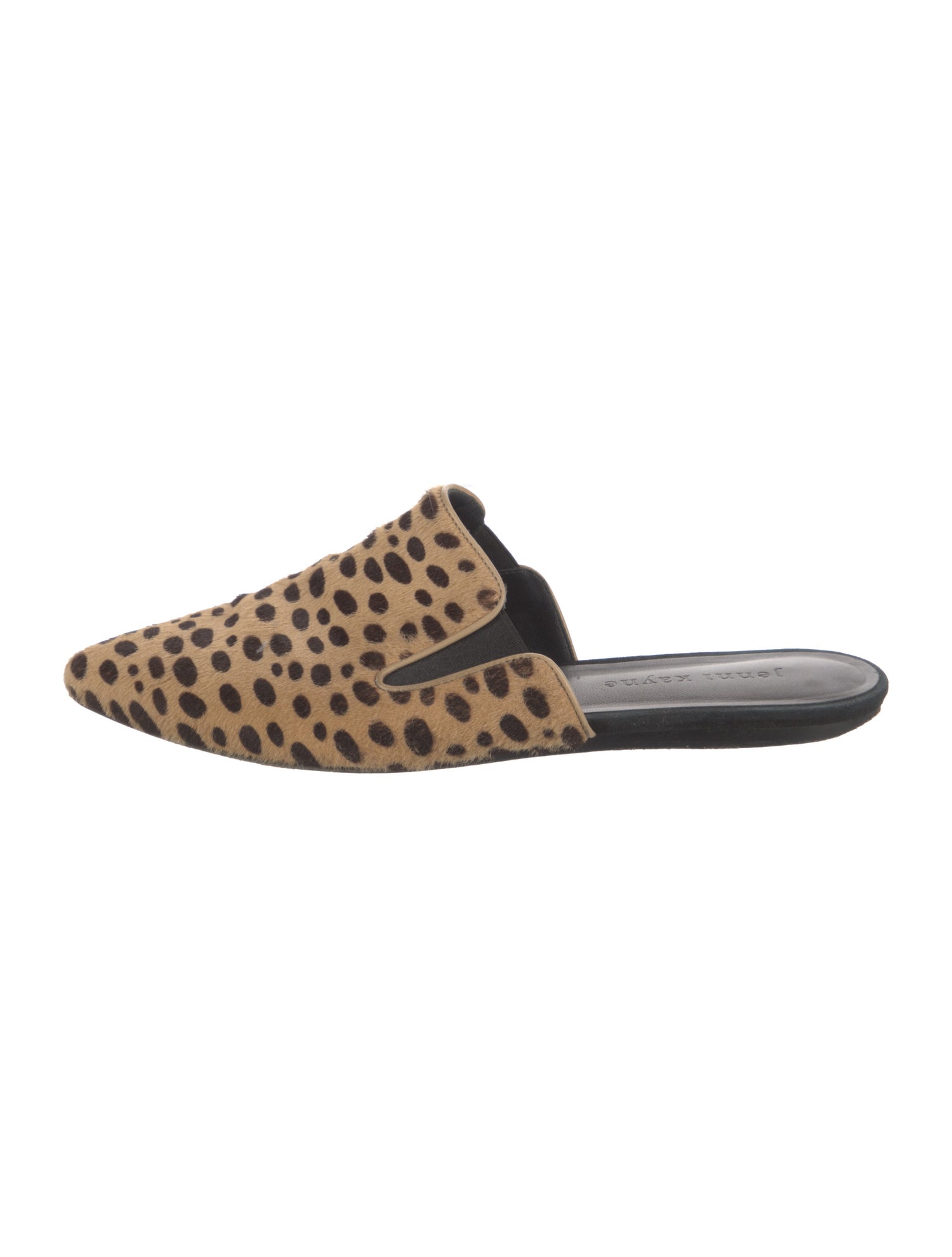 Jenni Kayne Ponyhair Animal Print Mules