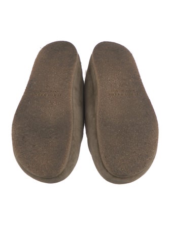 Jenni Kayne Suede Fur Trim Mules