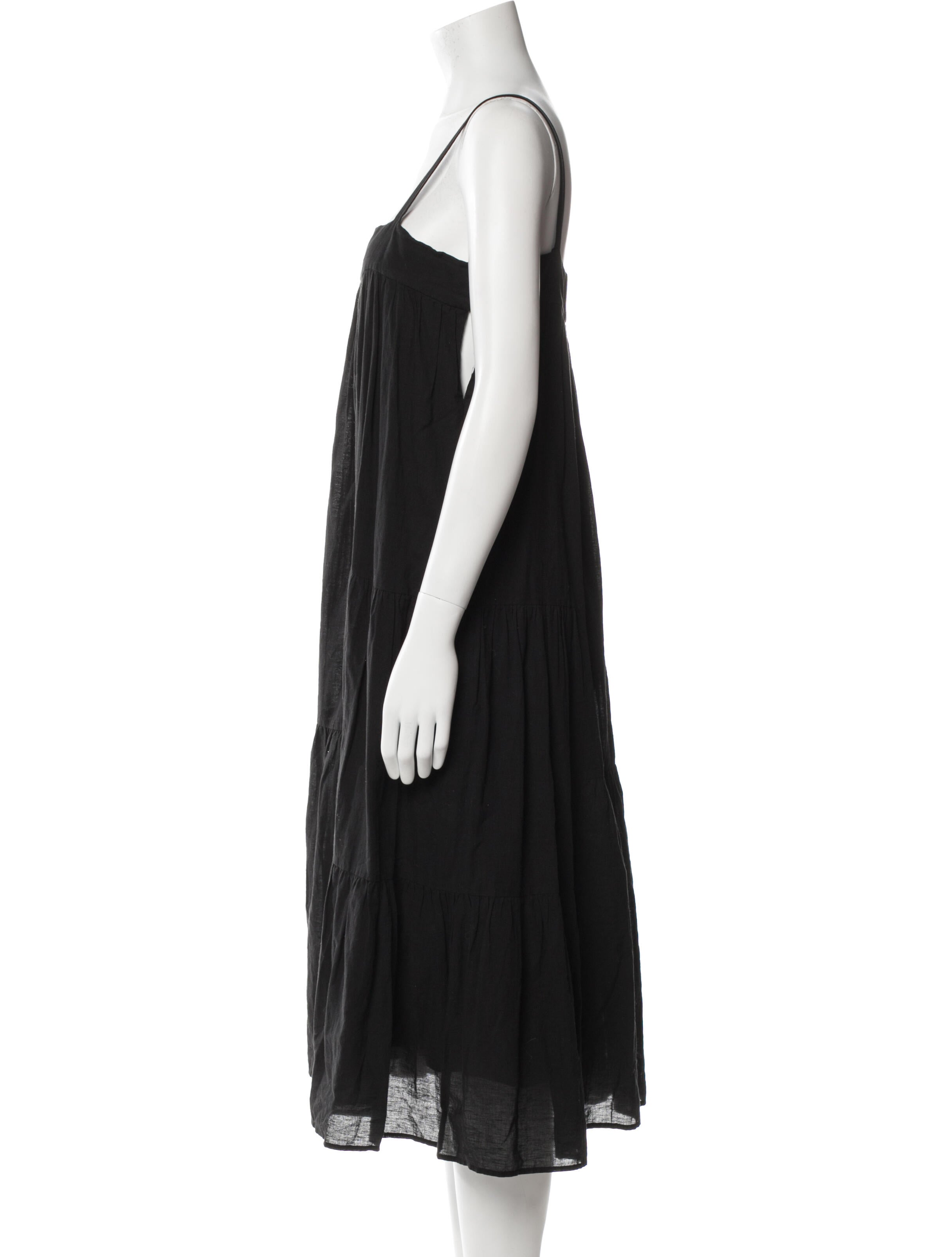 Jenni Kayne Square Neckline Midi Length Dress