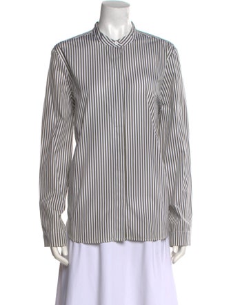 Jenni Kayne Striped Long Sleeve Button-Up Top