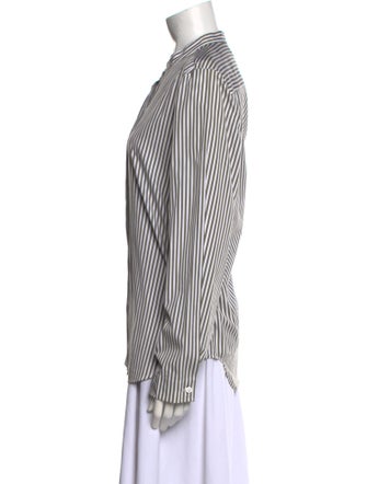 Jenni Kayne Striped Long Sleeve Button-Up Top