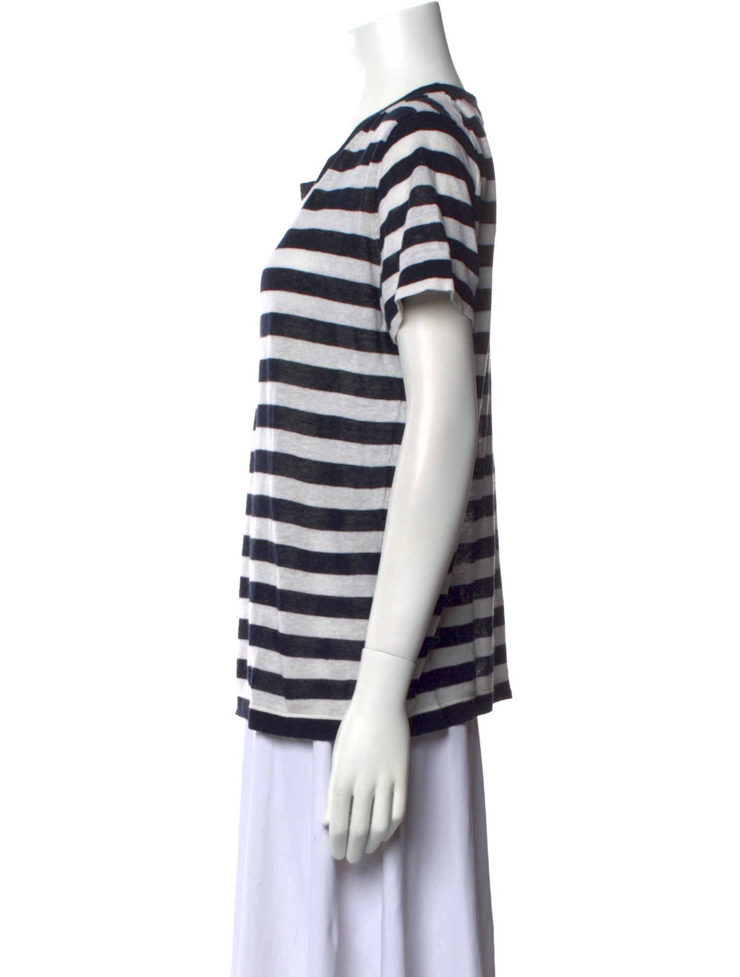 Jenni Kayne Linen Striped T-Shirt