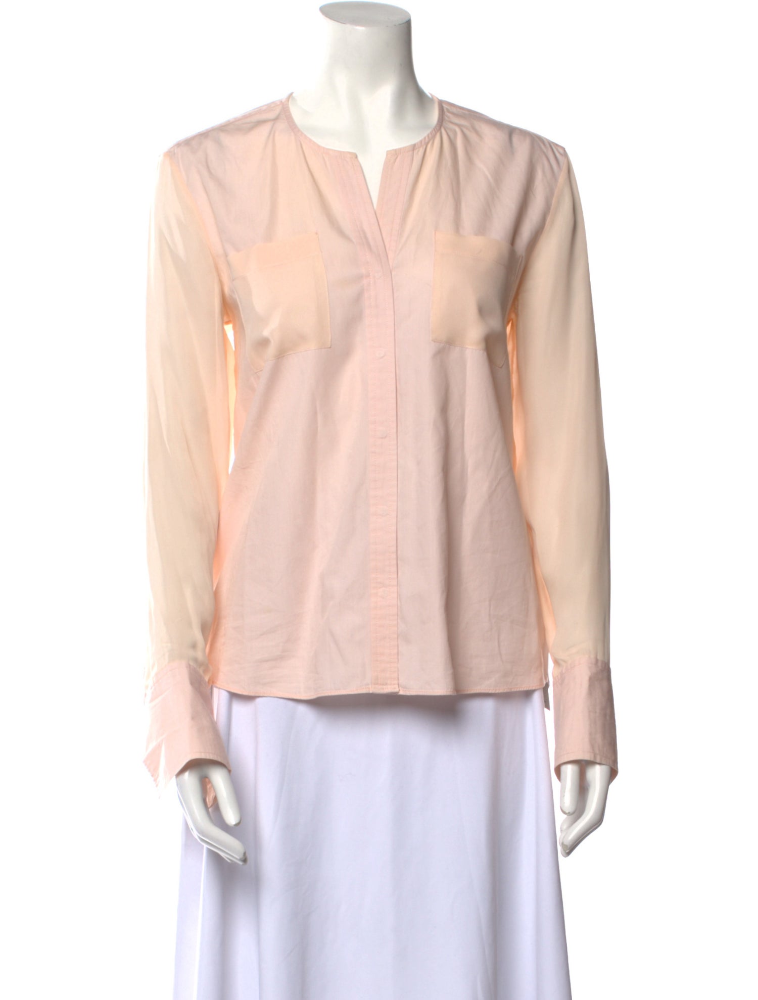 Jenni Kayne V-Neck Long Sleeve Blouse