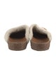 Jenni Kayne Suede Fur Trim Mules