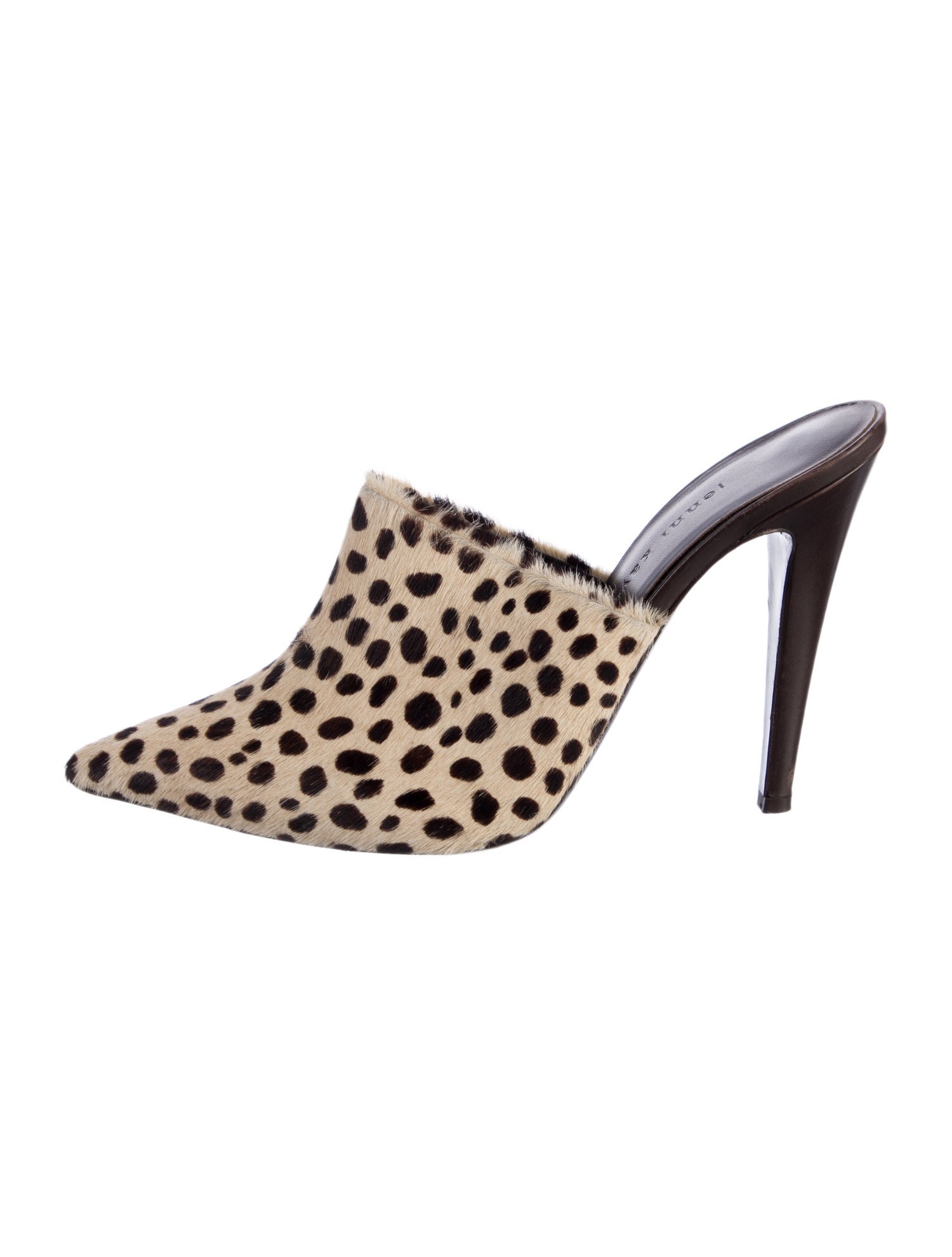 Jenni Kayne Ponyhair Animal Print Mules