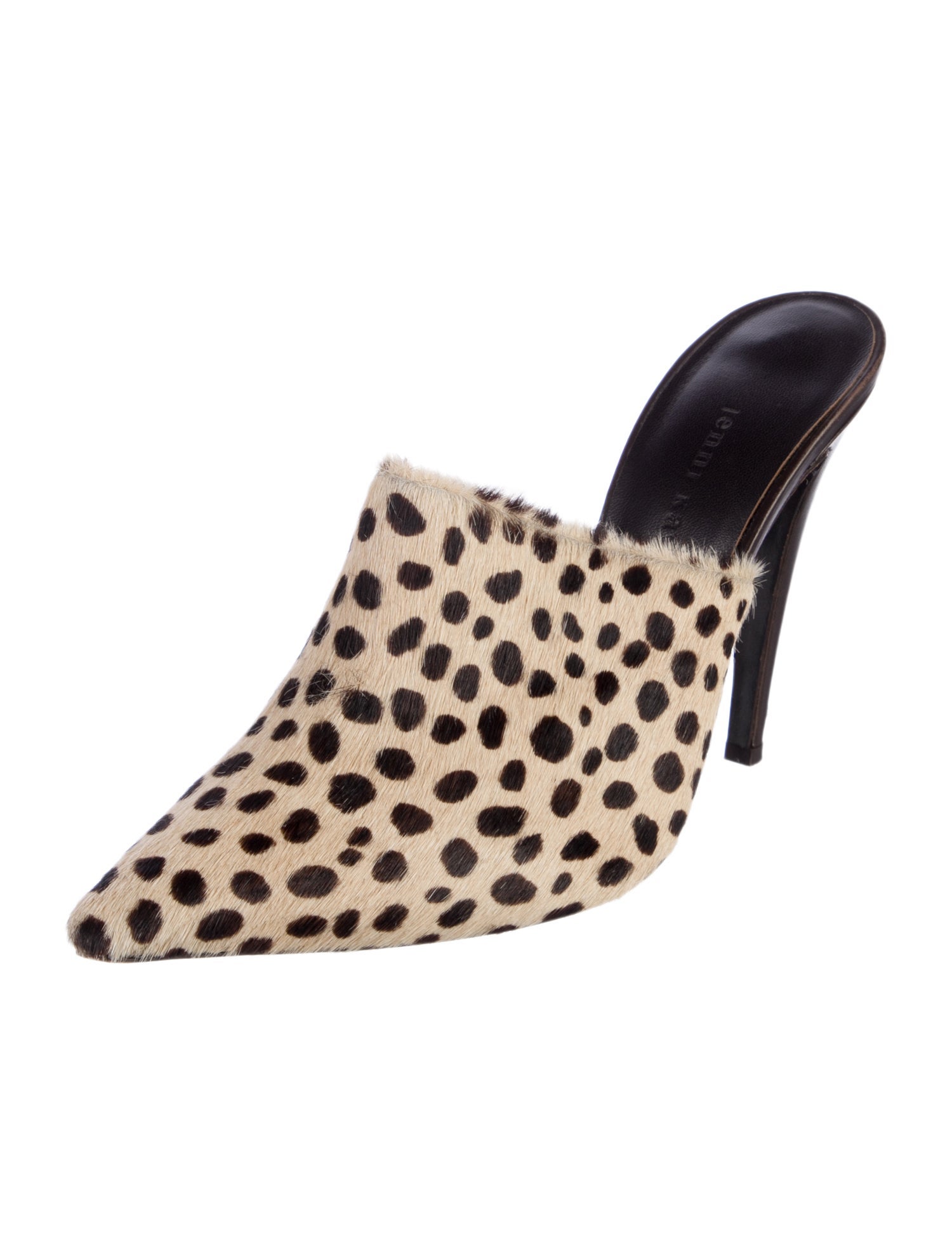 Jenni Kayne Ponyhair Animal Print Mules