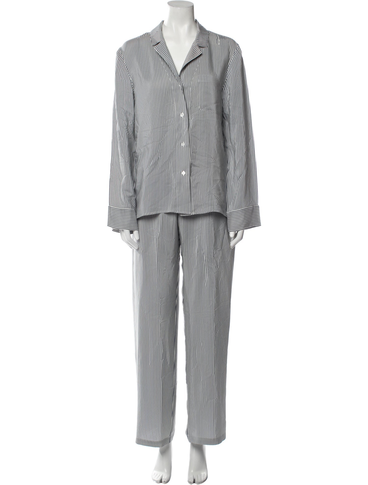 Jenni Kayne Silk Striped Pant Set