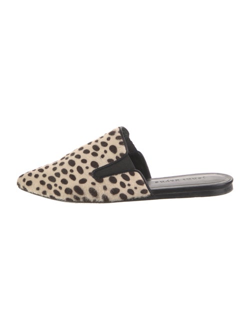 Jenni Kayne Ponyhair Animal Print Mules