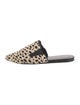 Jenni Kayne Ponyhair Animal Print Mules