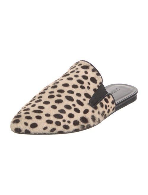Jenni Kayne Ponyhair Animal Print Mules