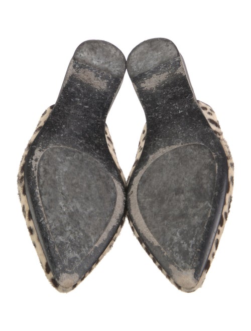 Jenni Kayne Ponyhair Animal Print Mules