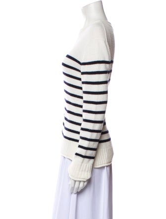 Jenni Kayne Striped Bateau Neckline Sweater