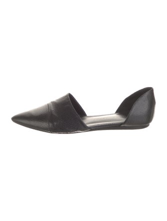 Jenni Kayne Embossed Leather D'Orsay Flats