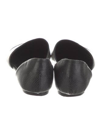 Jenni Kayne Embossed Leather D'Orsay Flats