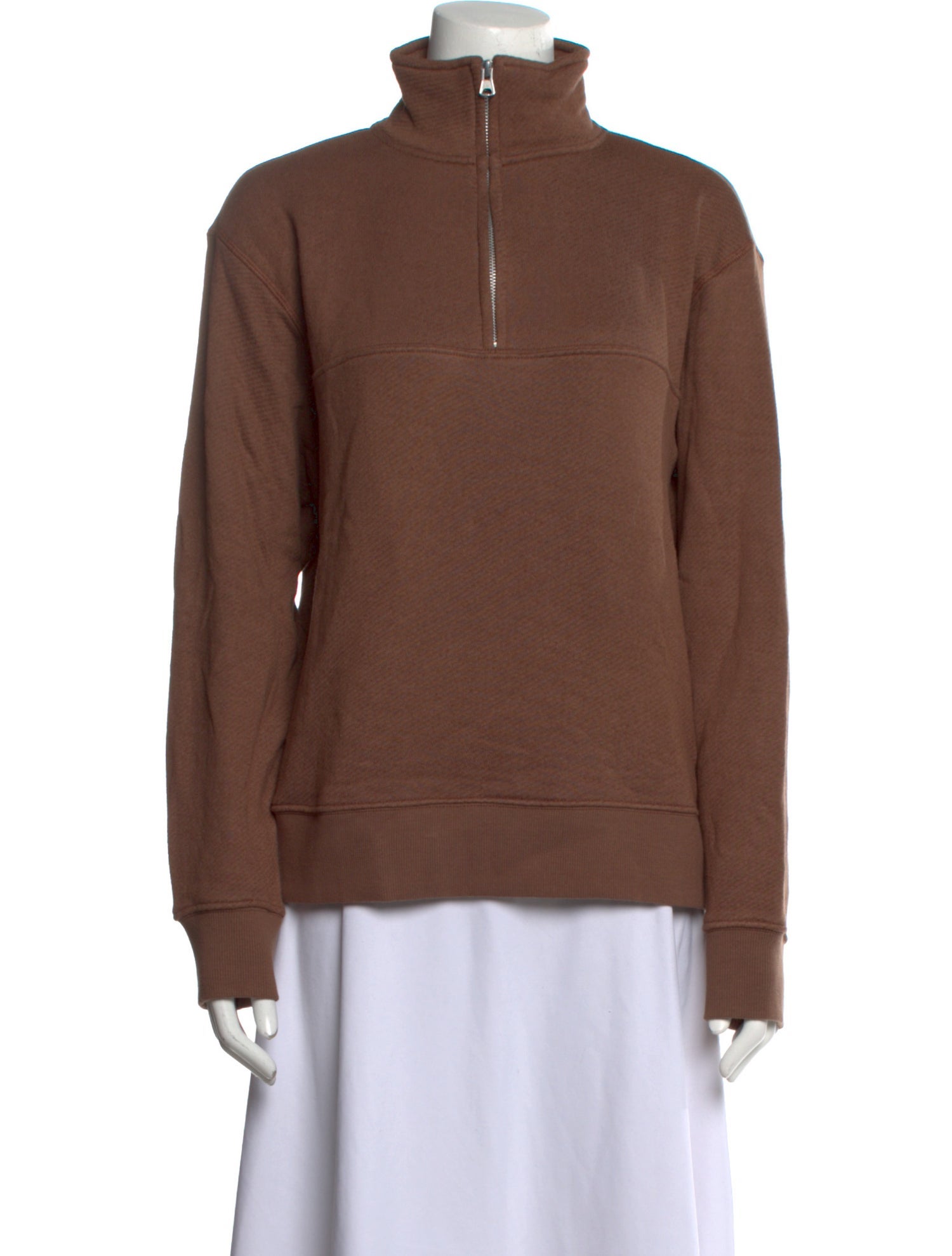 Jenni Kayne Mock Neck Long Sleeve Sweatshirt