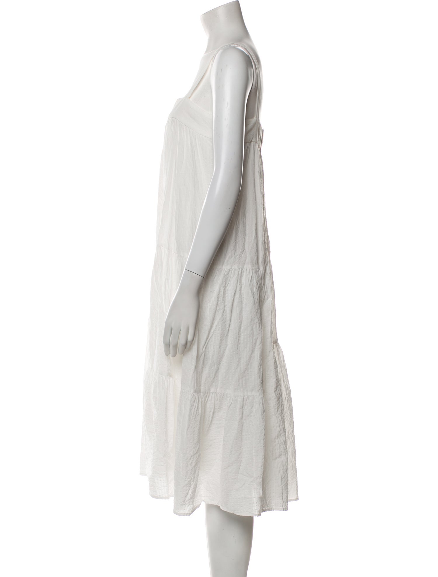 Jenni Kayne Square Neckline Midi Length Dress