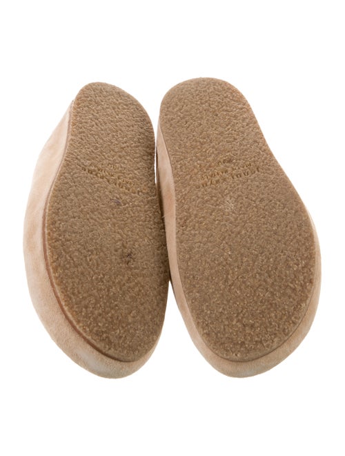 Jenni Kayne Suede Fur Trim Mules