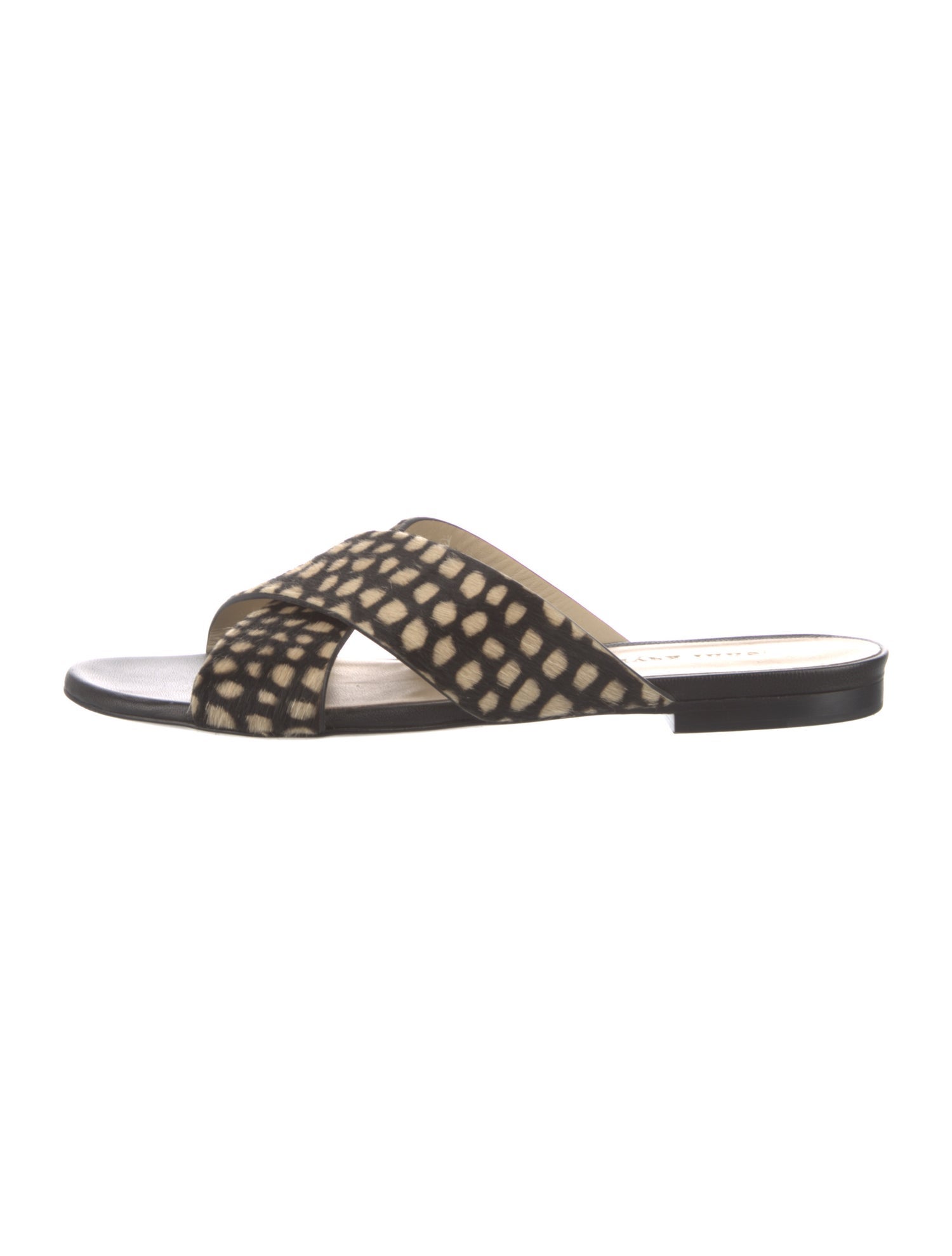 Jenni Kayne Ponyhair Animal Print Slides