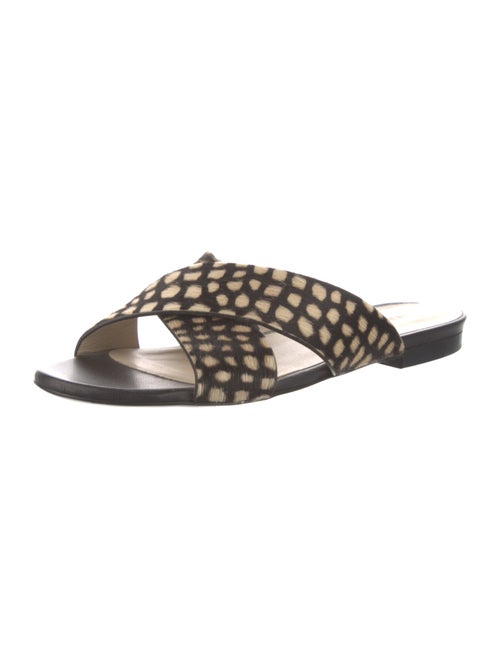 Jenni Kayne Ponyhair Animal Print Slides
