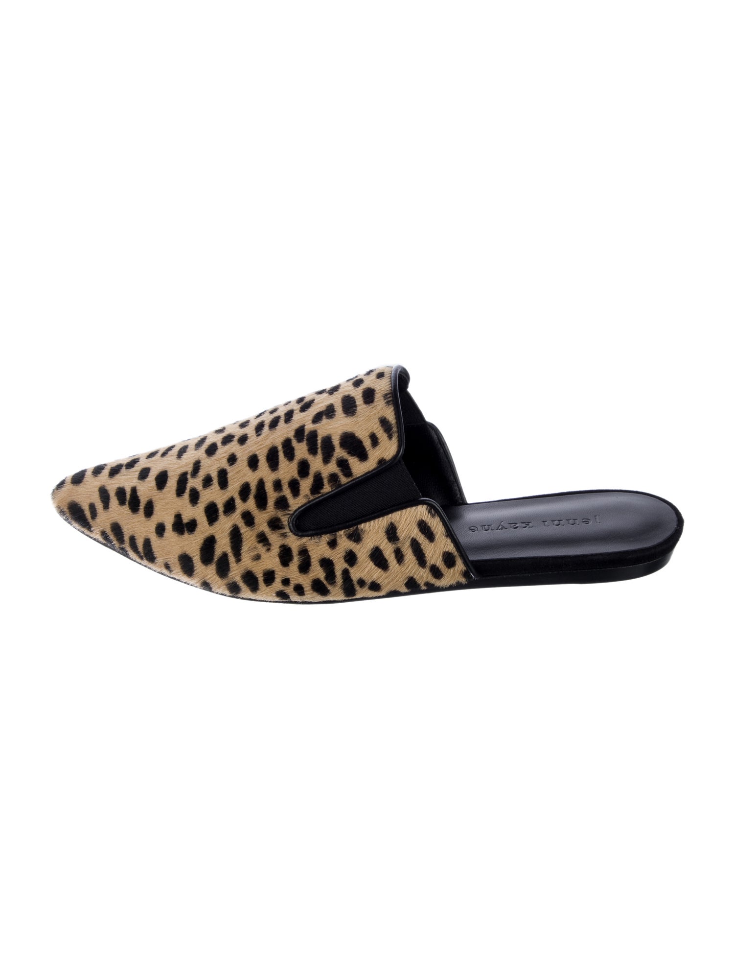 Jenni Kayne Ponyhair Animal Print Mules