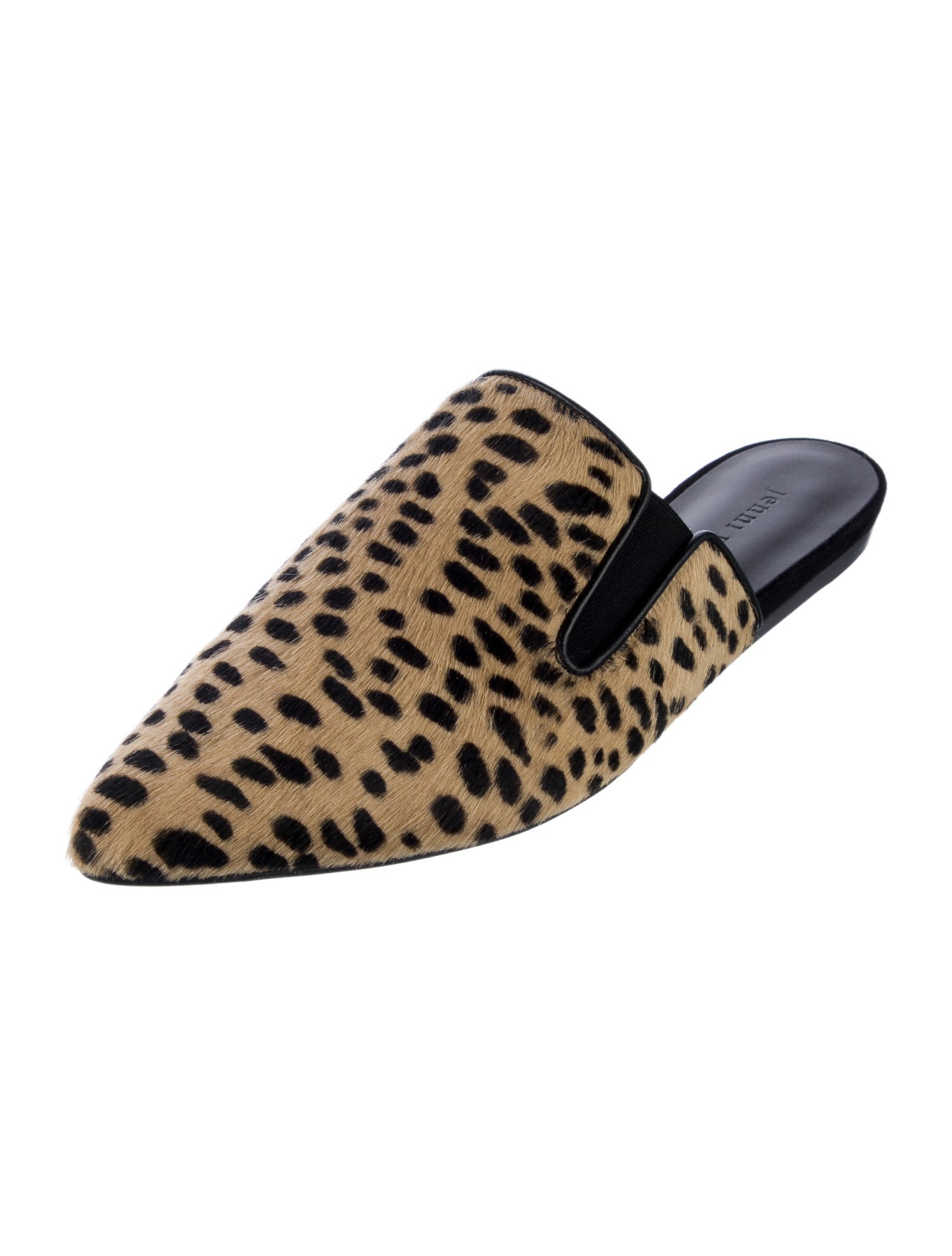 Jenni Kayne Ponyhair Animal Print Mules