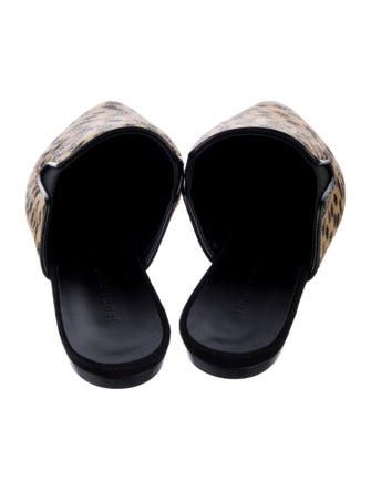 Jenni Kayne Ponyhair Animal Print Mules