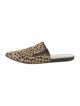 Jenni Kayne Ponyhair Animal Print Mules