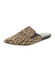 Jenni Kayne Ponyhair Animal Print Mules