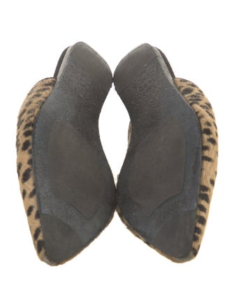 Jenni Kayne Ponyhair Animal Print Mules
