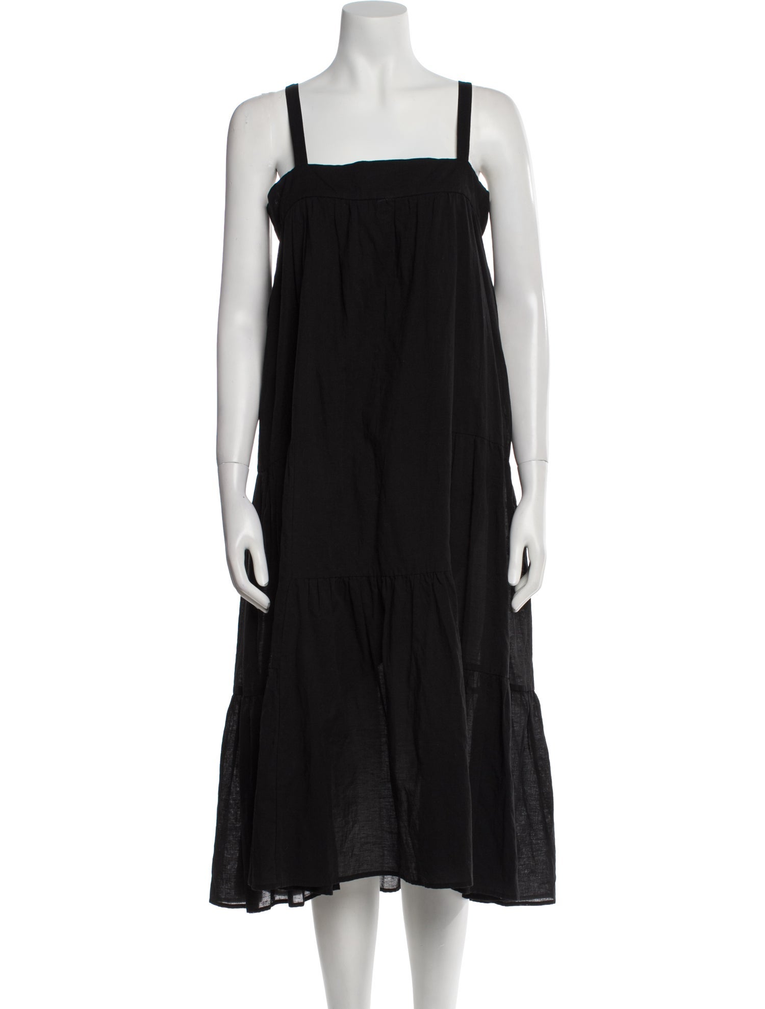 Jenni Kayne Square Neckline Midi Length Dress