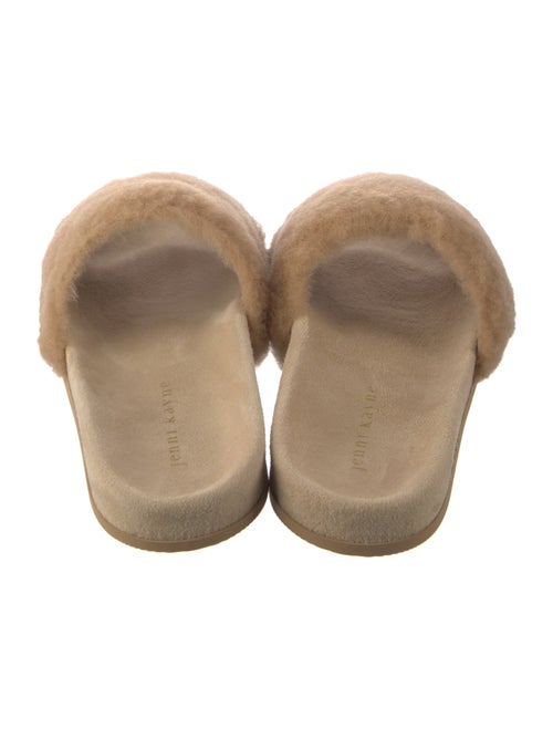 Jenni Kayne Shearling Fur Trim Slides