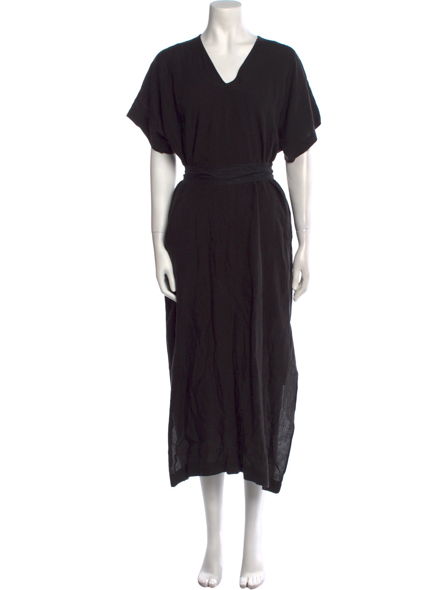 Brunello Cucinelli Virgin Wool Midi Length Dress - Blue