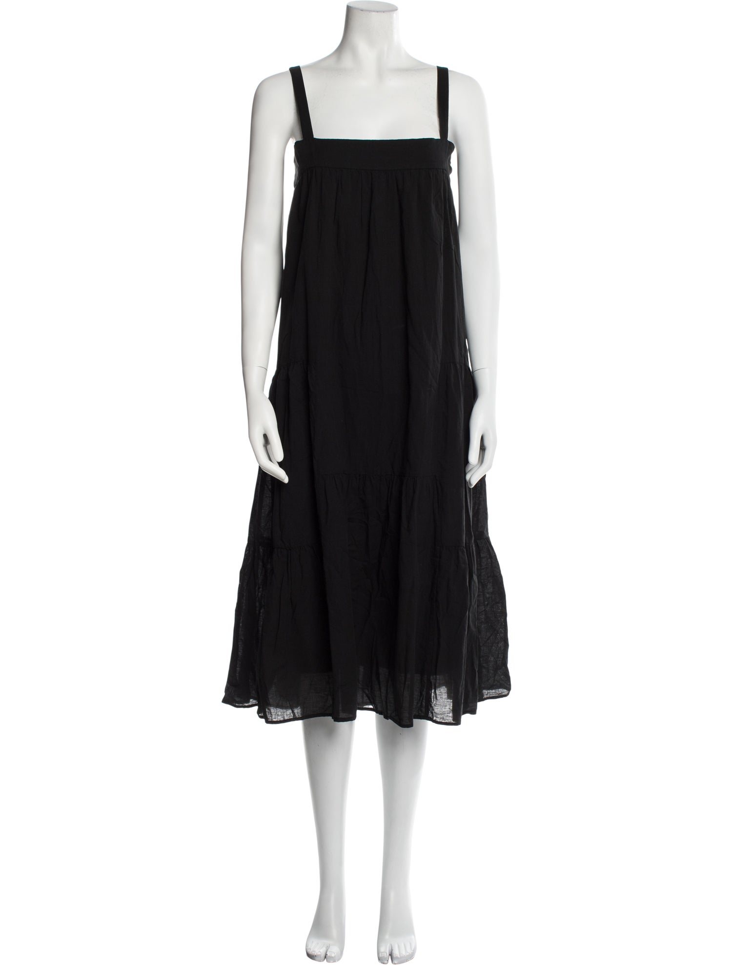 Jenni Kayne Square Neckline Midi Length Dress