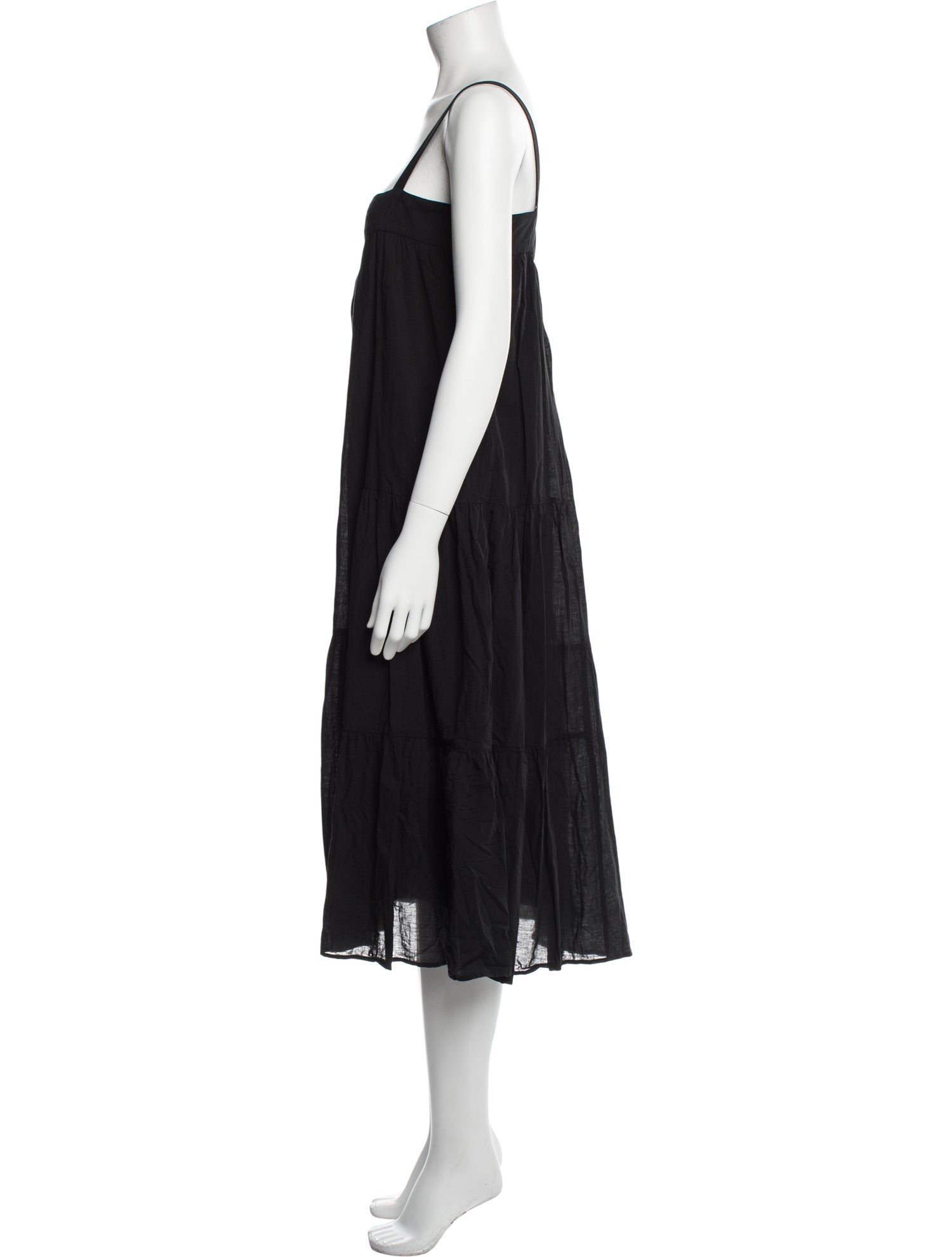 Jenni Kayne Square Neckline Midi Length Dress