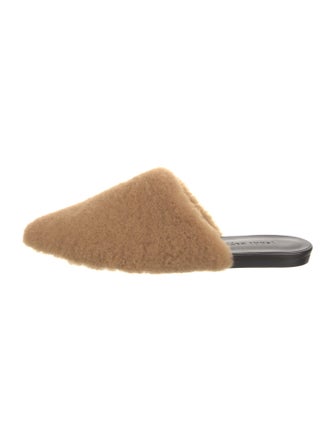Jenni Kayne Shearling Fur Trim Mules