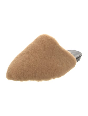 Jenni Kayne Shearling Fur Trim Mules