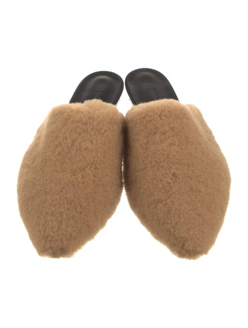 Jenni Kayne Shearling Fur Trim Mules