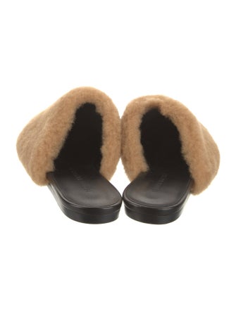Jenni Kayne Shearling Fur Trim Mules