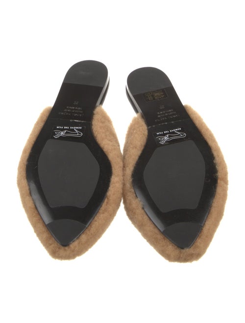 Jenni Kayne Shearling Fur Trim Mules