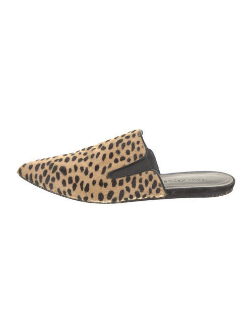 Jenni Kayne Ponyhair Animal Print Mules