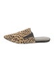 Jenni Kayne Ponyhair Animal Print Mules