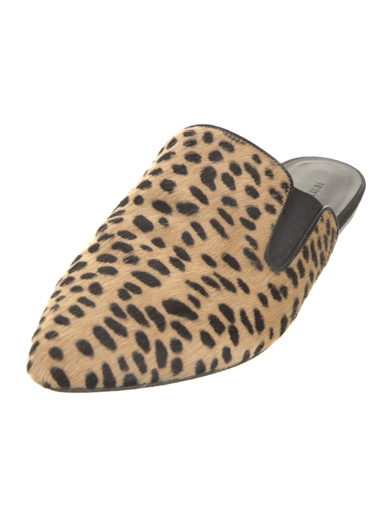 Jenni Kayne Ponyhair Animal Print Mules