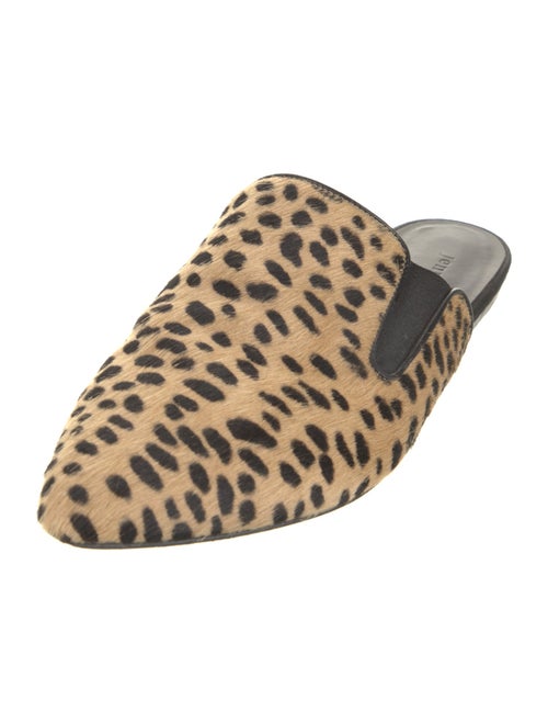 Jenni Kayne Ponyhair Animal Print Mules