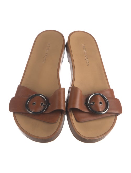 Jenni Kayne Leather Studded Accents Slides