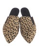Jenni Kayne Ponyhair Animal Print Mules