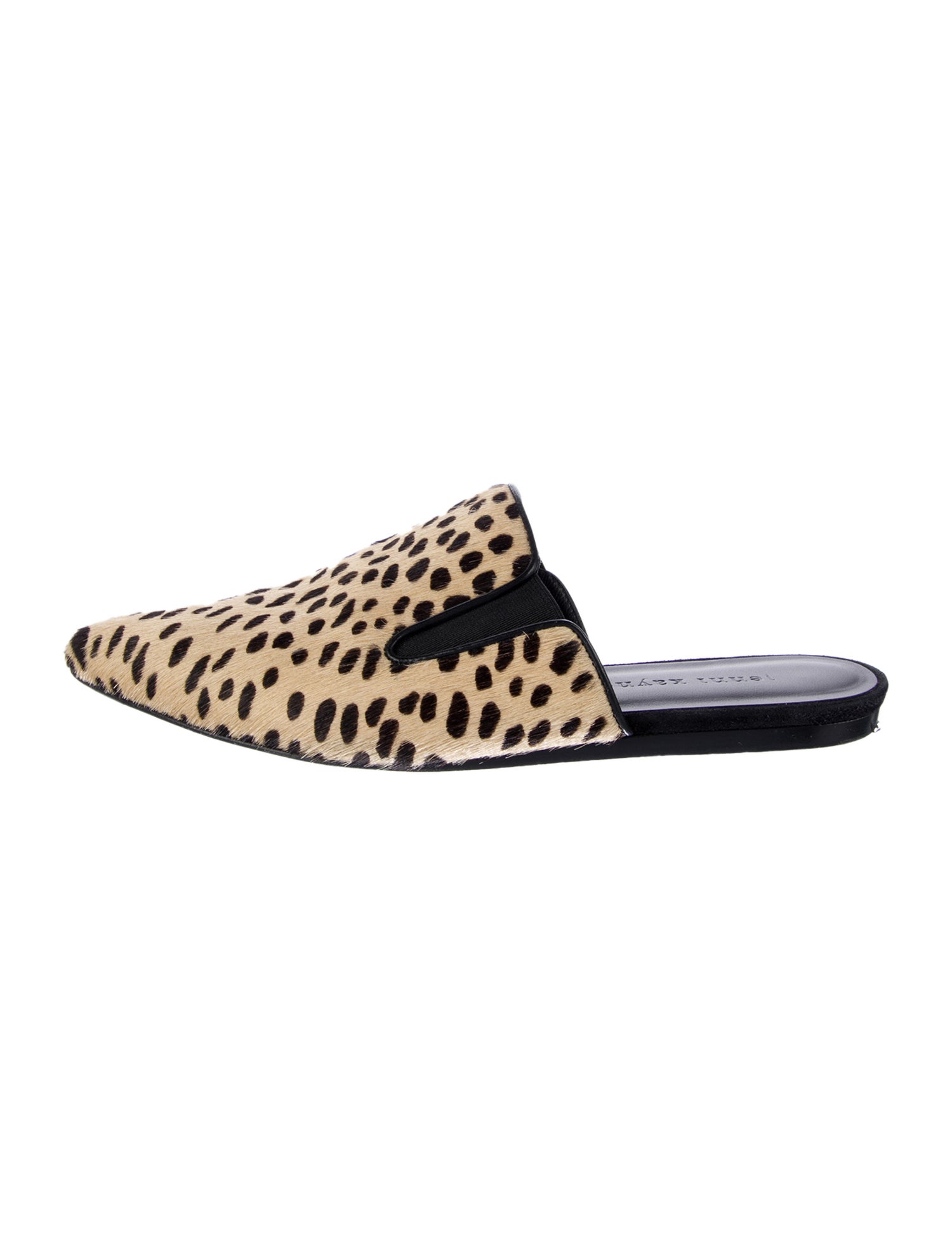 Jenni Kayne Ponyhair Animal Print Mules