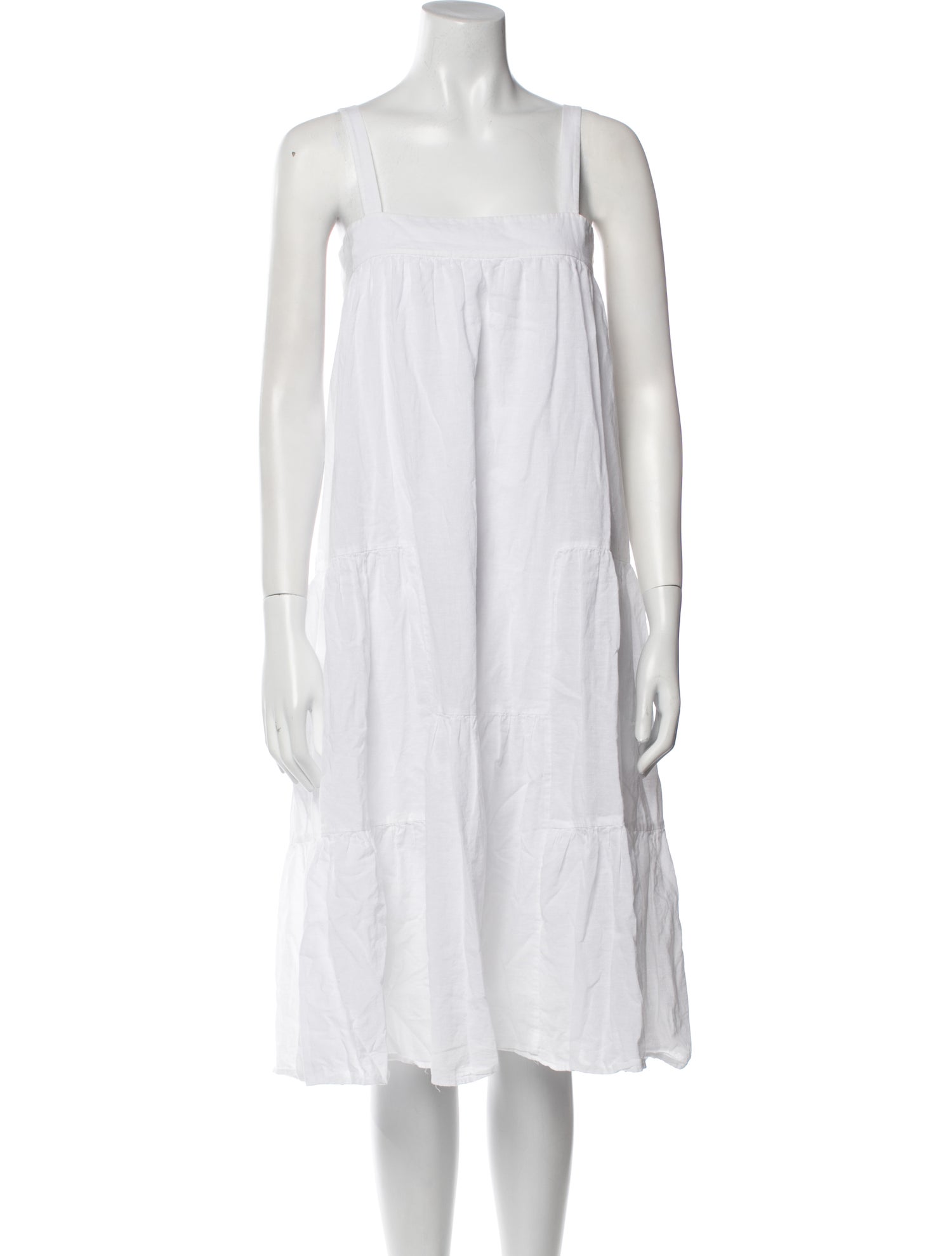 Jenni Kayne Square Neckline Midi Length Dress