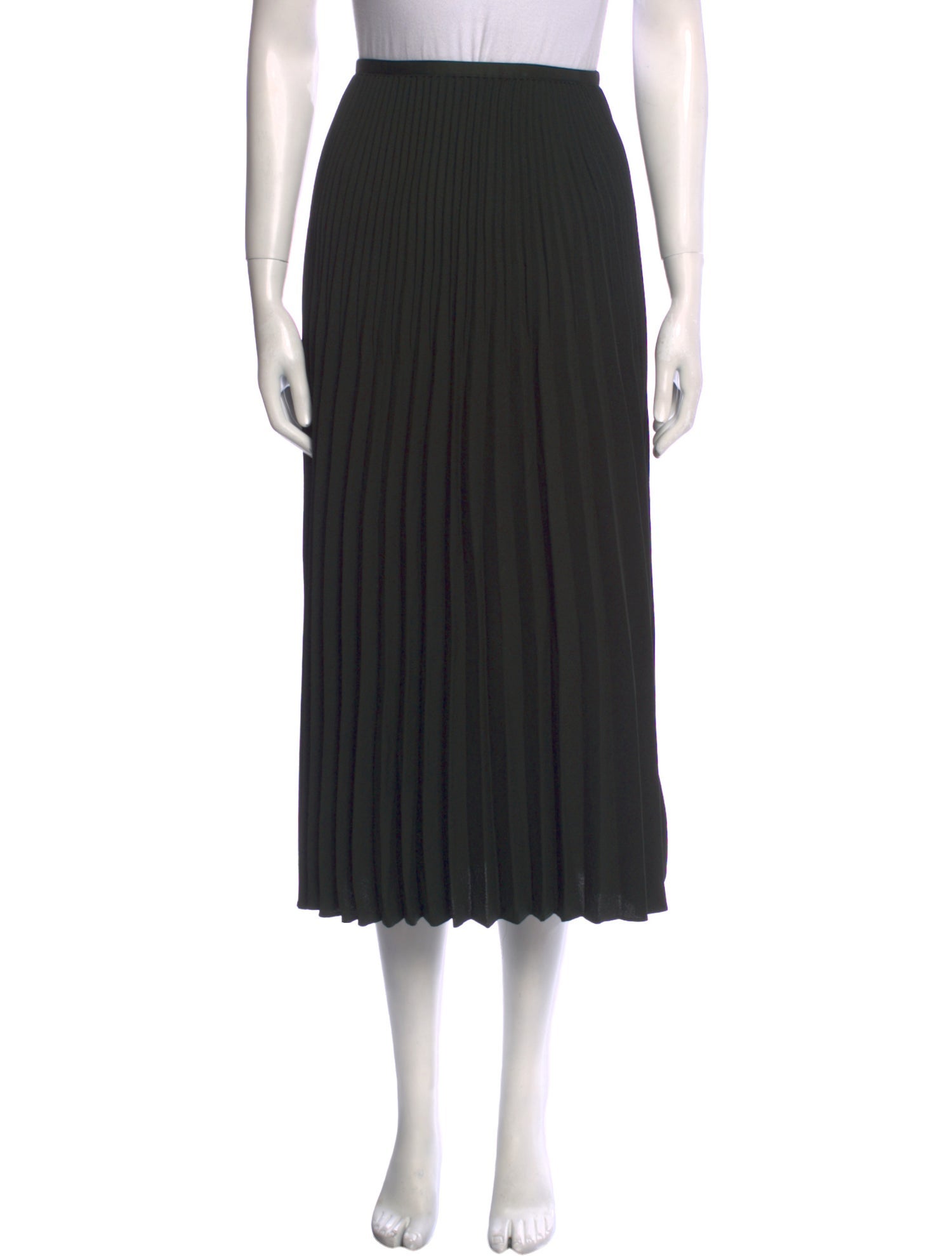 Jenni Kayne Pleated Accents Midi Length Skirt w/ Tags