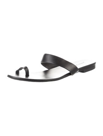 Jenni Kayne Leather Cutout Accent Slides