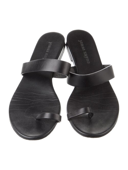 Jenni Kayne Leather Cutout Accent Slides